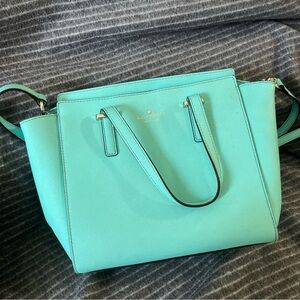 Kate Spade Cedar Street Hayden Satchel Shoulder Bag Mint Green